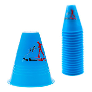 Seba Slalom Cones Dual Density - Niebieskie (20 szt.)