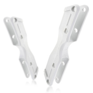 Szyny do rolek Kizer Slim Line II - Białe - S