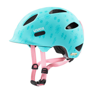 Kask Uvex Oyo Style - Błękitne Kwiatki - 45-50