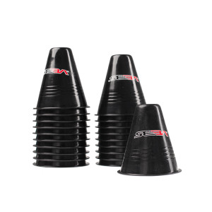 Seba Slalom Cones Dual Density - Czarne (20 szt.)