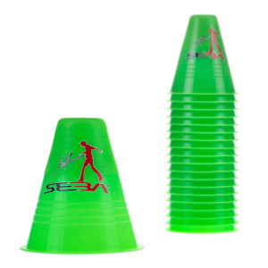 Seba Slalom Cones Dual Density - Zielone (20 szt.)