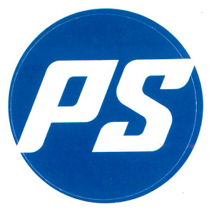 Powerslide PS Logo Sticker - Niebieska