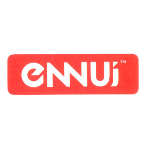 Ennui Logo Sticker - Czerwona