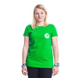 Koszulka I Love Rolki Logo Women T-shirt - Zielony - S