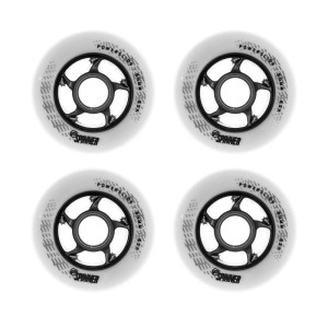 Powerslide Spinner 84mm/85a Bullet Profile - Białe (4 szt.)