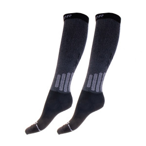 Bauer Pro 360 Cut Resistant Tall Socks - Szare - M