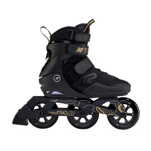Rolki Fitness K2 Trio 110 - Czarno/Złote - 44,5
