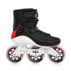 Rolki Fitness Powerslide Swell Stellar 110 - Czarno/Czerwone - 41