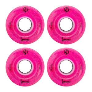 Luminous LED Quad 58mm/85a - Glitter Pink (4 szt.)
