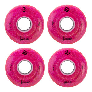 Luminous LED Quad 62mm/97a - Glitter Pink (4 szt.)