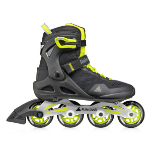 Rolki Fitness Rollerblade Macroblade 80 - Czarno/Limonkowe - 44,5-45