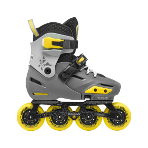 Rolki dla dzieci Rollerblade Apex - Ciemno Szaro-Żółte Regulowne - 29-32