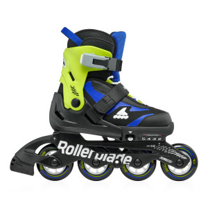 Rolki dla dzieci Rollerblade Microblade - Czarno-Niebieskie Regul - 28-32