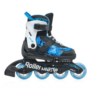 Rolki dla dzieci Rollerblade Microblade SL - Czarno/Niebieskie Re - 36,5-40,5