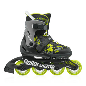 Rolki dla dzieci Rollerblade Microblade SL - Czarno/Żółte Regulow - 36,5-40,5