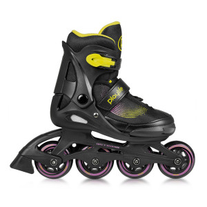 Rolki dla dzieci Playlife Joker - Yellow Regulowane - 34-37