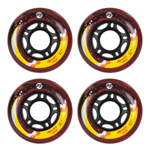 Powerslide Adventure 64mm/82a - Czerwone (4 szt.)