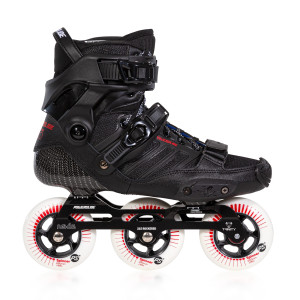 Rolki Freestyle Powerslide Hardcore EVO PRO 90 - Czarno/Czerwone - 38