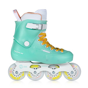 Rolki damskie freeskate Powerslide Zoom 80 - Błękitne - 37-38