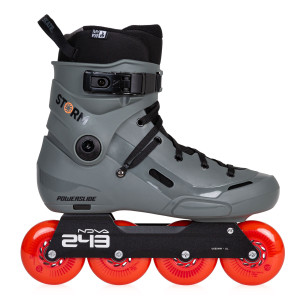 Rolki Freeskate Powerslide Storm 80 Meteor - Ciemnoszare - 39-40