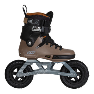 Rolki Freeskate Powerslide Next Edge 150 - Brązowe - 38-39