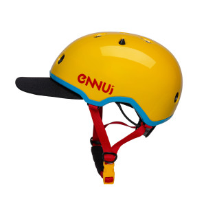 Kask Ennui Elite - Żółto/Turkusowo/Czerwony - 54-59