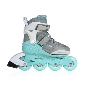 Rolki dla dzieci Powerslide Rocket - Szare Regulowane - 37-40