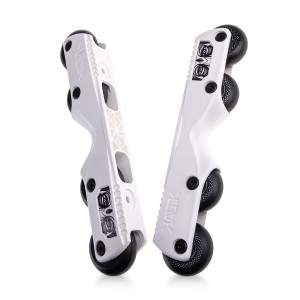 Szyny do rolek Kaltik Flat V.1 60mm Białe - Kompletne - L
