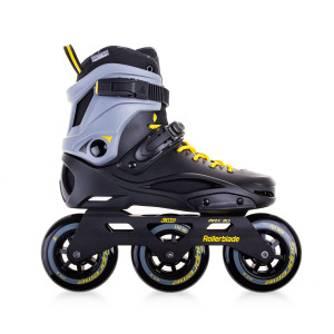 Rolki Freeskate Rollerblade RB 110 3WD - Czarno/Safari/Żółte - 42