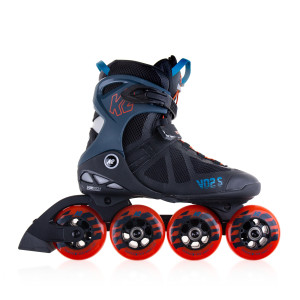 Rolki Fitness K2 VO2 S 90 Pro M - Czarno/Pomarańczowe - 42