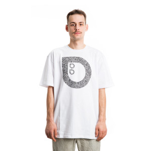 Koszulka Hedonskate Classic Paisley TS - Biało/Czarny - M