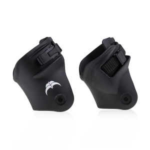 Razors Loca V Cuff + Klamry - Czarne (2 szt.)