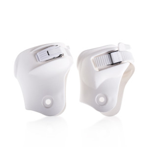 Razors Loca V Cuff + Klamry - Białe (2 szt.)