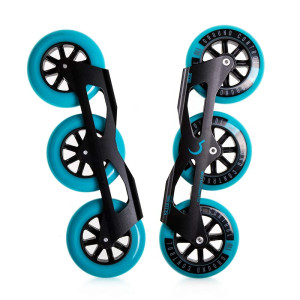 Ground Control Tri-Skate V3 110mm - Turkusowe - Kompletne
