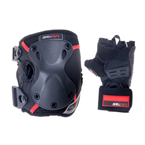 Ochraniacze Seba Protective Pack x 2 (Glove + Knee Zip) - S