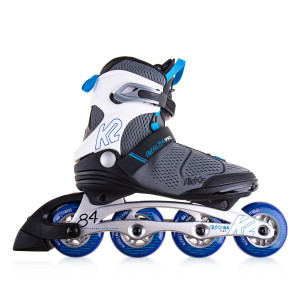 Rolki fitness damskie K2 Alexis 84 Pro - Szaro/Białe - 36