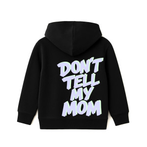 Bluza Bumpie Crew Don't Tell Mom Hoodie - Czarna - 140