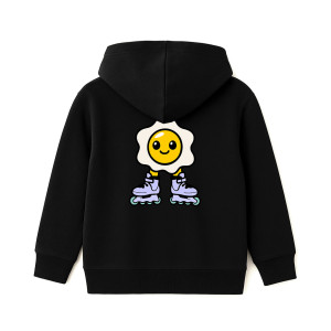 Bluza Bumpie Crew Jajko na Rolkach Hoodie - Czarna - 120