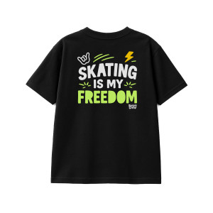Koszulka Bumpie Crew Freedom TS - Czarny - 130
