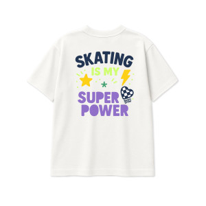 Koszulka Bumpie Crew Super Power TS - Biały - S