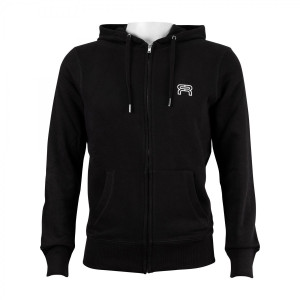 Bluza FR Classic Logo Zipper Hoodie - Czarna - XS