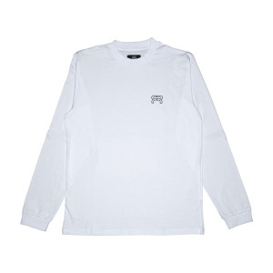 Longsleeve FR Logo LS - Biały - M