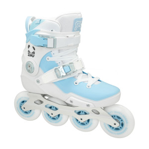 Rolki Freeskate FR Neo 1 Linda Zhu - Biało-Błękitne - 45
