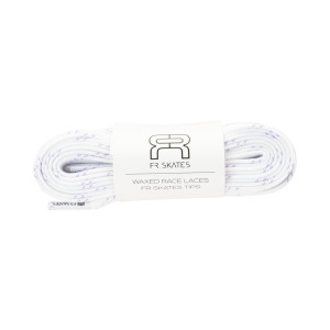 Sznurówki FR Waxed Race Laces - Biało-Purpurowe - 160cm