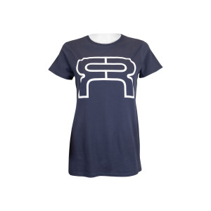 Koszulka FR Classic Logo TS Woman - Niebiesko-Biały - XS
