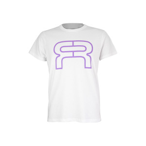 Koszulka FR Classic Logo TS - Biało-Purpurowy - L
