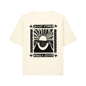 Koszulka GRLS CREW Good Vibes TS - Kremowy - XS