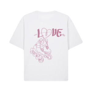 Koszulka GRLS CREW Love TS - Biały - S