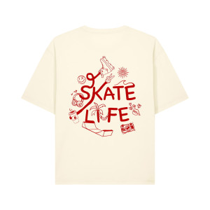 Koszulka GRLS CREW Skatelife TS - Kremowa - S