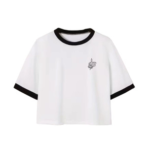 Koszulka GRLS CREW Snake Crop TS - Biały - M